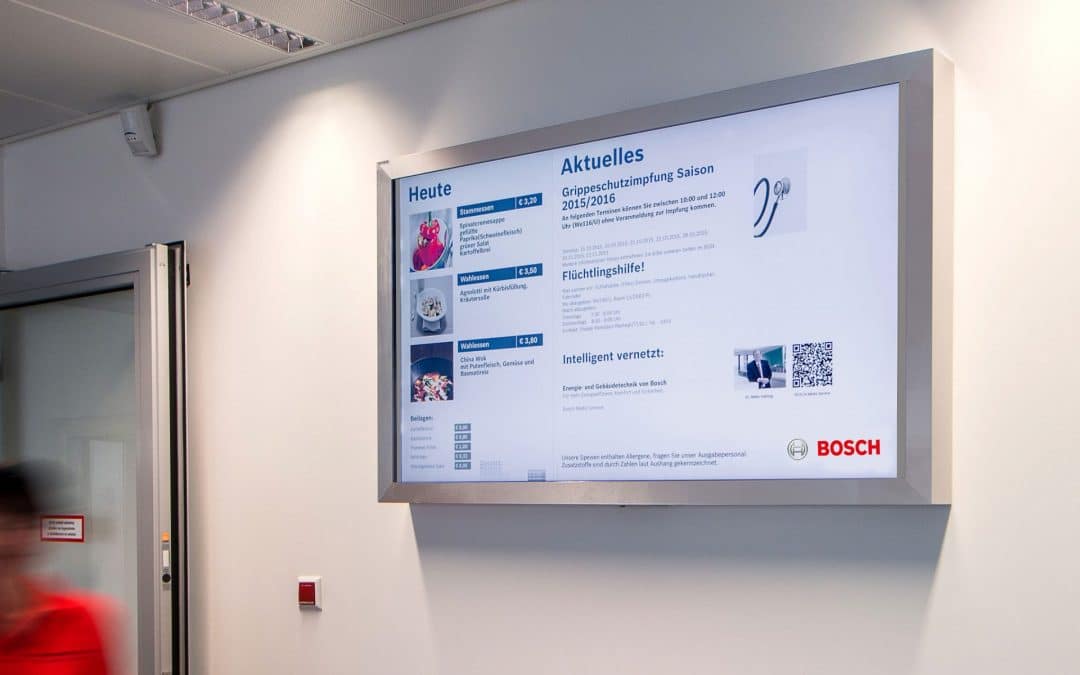 Employee information at Bosch Thermotechnik